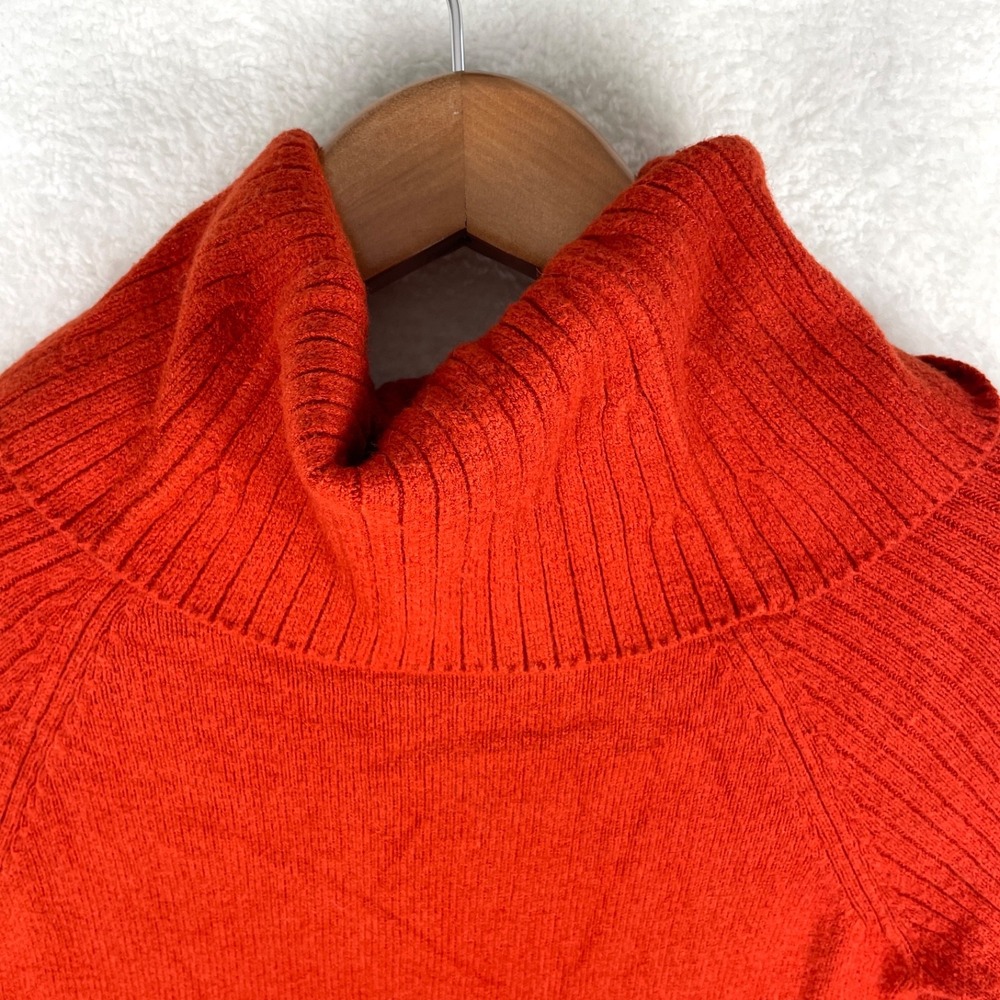 Anthropologie XS Paloma Pumpkin Cowl Neck Sweater Cozy Scandigirl Oversized Warm - Picture 11 of 15